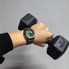 G GM-2100 Acessórios de Fitness verdes colecionáveis em aço GM-2100