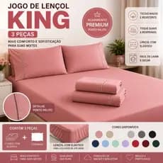 KING Conjunto de roupa de cama tamanho KING