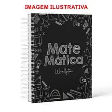 Caderno Universitário D´criative Personalizados 10 Matérias e 400 páginas Profissão Matemática