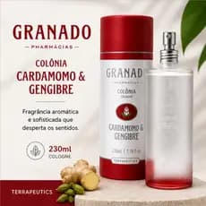 Granado Colônia Cardamomo & Gengibre 230ml – Linha Terrapeutics Original Perfume Unissex Alta Fixação