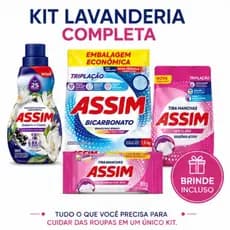 Kit Econômico Assim Lavanderia Completa + Brinde