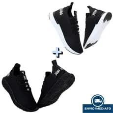 KIT 2 PARES - Tênis Masculino Academia Esportivo Confortável - Envio Imediato Promoção