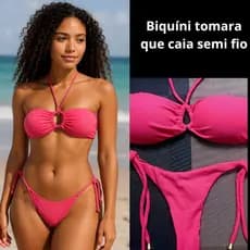 Biquíni tomara que caia, Biquíni Cortinha, Biquíni fio dental, Biquíni lacinho