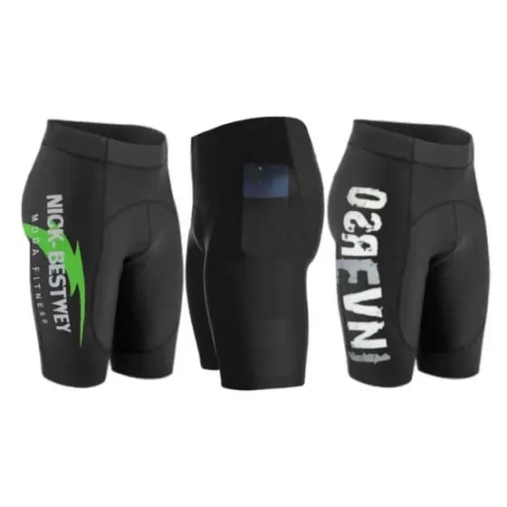 Kit 03 Bermudas Shorts Ciclismo Bike Mtb Speed Forro Multigomos De Dupla Camada De Alta Densidade D90