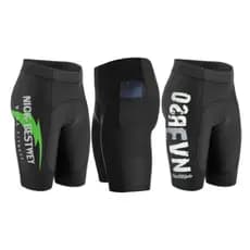 Kit 03 Bermudas Shorts Ciclismo Bike Mtb Speed Forro Multigomos De Dupla Camada De Alta Densidade D90