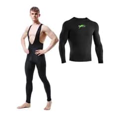 Conjunto Bretelle Camisa Bike Ciclismo Masculino Para Pedais Longos Com Forro Densidade D90