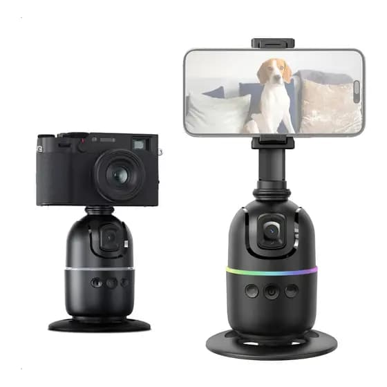 Gimbal Estabilizador Suporte Celular Portatil 360° Reconhecimento Facial Gestos PEI-P03