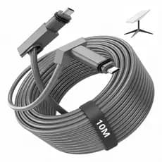Cabo Reposição Antena Satélite Starlink V2 Gen2 10 Metros Roteador, Cabo de Extensão Substituição ST