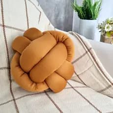 Almofada Nó escandinavo Decorativa moderna Nozinho diversas cores 25cmx25cm para quarto e sala