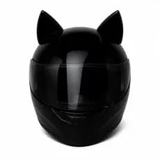 Orelha De Gato Acessório Moto Bike Fixar Capacete Dupla Face