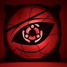 Grade personalizada para cooler Naruto Madara Uchiha Mangekyou Sharingan Grade PC Gamer Acessórios