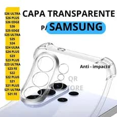 capa s24 ultra transparente Anti - Impacto S24, S24plus, S24ultra, S22, S23, S25