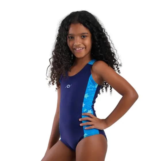 Maiô Infantil Juvenil De Natação Praia Proteção Uv Piscina