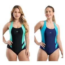 Kit 2 Maiô Natação Hidroginástica Esportivo Nadador Feminino