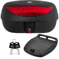 Bauleto Moto Traseiro 45 Litros Smart Box 2 com Lente Vermelha BP-09 - Pro Tork