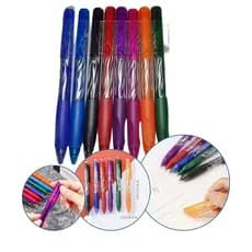 Kit Canetas Que Apaga Fácil Caneta 0.7 Caneta Apagável C/08 cores caneta frixion Apaga Com Calor Ferro Quente