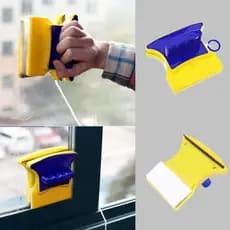 Limpador Magnético de Vidros e Janelas Dupla Face Com Super Imã