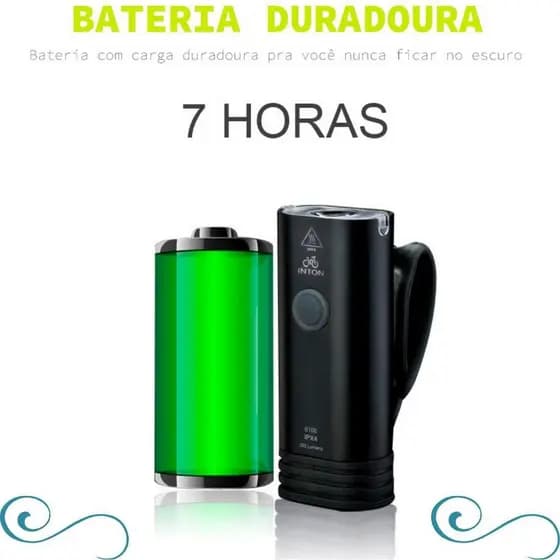 Farol de Bike Super resistente 350 lumens 7 modos - lançamento