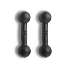 Par Halter Bola 2kg Pintado Treino Musculação Treino Fitness