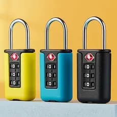Cadeado de Bagagem c/ Haste de Aço Inox Proteção TSA