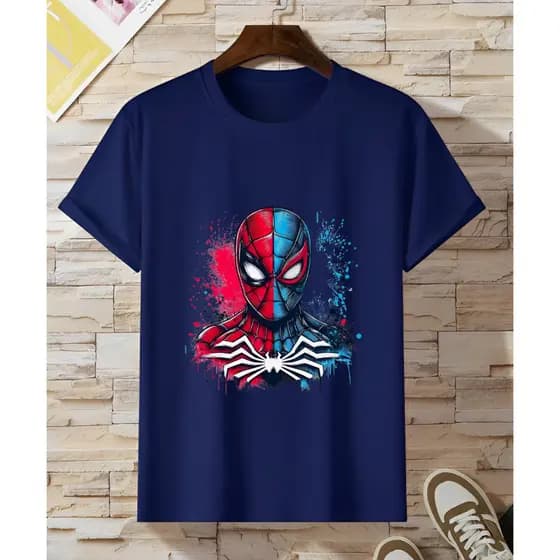 Camiseta Infantil Menino com Estampa Personagens Conforto para o Verão Moda Kids
