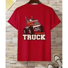 Camiseta Infantil Menino Estampa Monster Truck Manga Curta Moda Verão, CAMISA GEEK, CAMISA MODERNA
