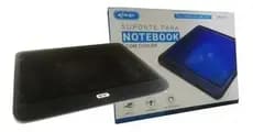Suporte Base P/ Notebook Até 15.4 Com Cooler Led Azul + Usb