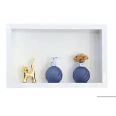 Nicho banheiro porcelanato 30x50x9  branco (9cm de profundidade)