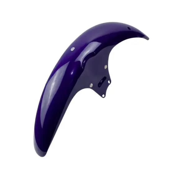 Carenagem Paralama Dianteiro CG 125 Titan 1998 a 1999 Roxo Com Pintura Envernizado