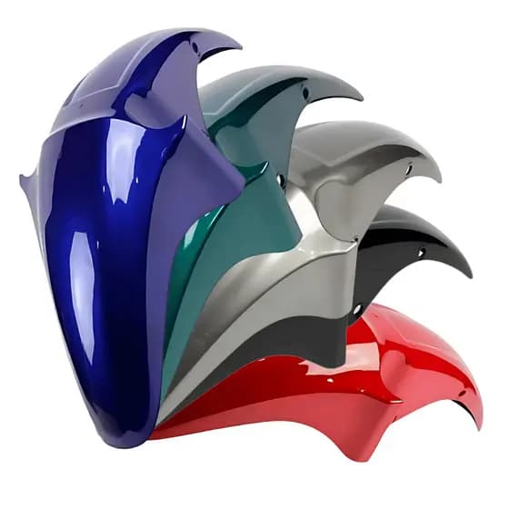 Paralama Dianteiro CG 150 Titan 2004 2005 2006 2007 2008 Preto Prata Verde Vermelho Azul Sem Pintura