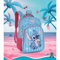Mochila Escolar Stitch de costas Luxcel