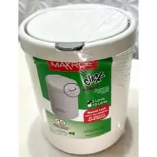 Lixeira MAXROLL Click Prática E Funcional 7,5l e 3l Lixeira Click 3L 7,5L Cozinha e Banheiro