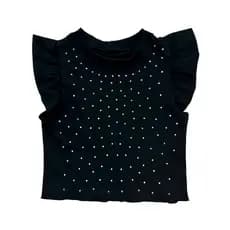 Blusinha Infantil Menina Mini Diva Blogueirinha Blusa Verão Laço