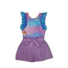 Conjunto Infantil Meninas Blogueirinha Mini Diva Fashionista Verão Luxo