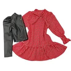 Vestido Infantil + Jaqueta Mini Diva Blogueirinha Kids