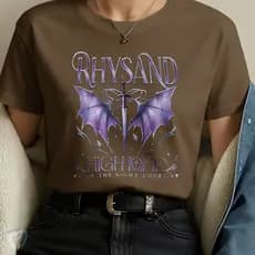 Camiseta Rhysand Corte da Noite | High Lord ACOTAR Espada e Asas Roxas