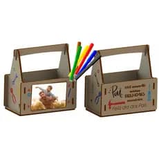 10 Lembrancinha Dia Dos Pais Para Colorir E Colar Foto modelo caixa de ferramenta em MDF cru 1º linha ideal para escolas