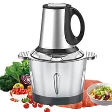 Triturador De Alimentos Alça 110v/220v Carne e Legumes Elétrico 3L