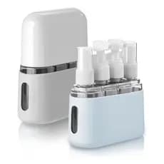 Kit 4 Frascos Para Viagem de 50ml Creme Shampoo Viagem Cosméticos Skincare Higiene Pessoal