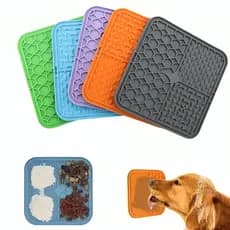 Tapete Lambedor Inibidor de Ansiedade Silicone Comedouro Lento Pet Cães E Gatos Grande Tapete