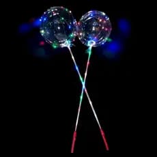 Balão Transparente Balão Bubble Luz Cristal para Festa e Eventos Com Led 24 Polegadas
