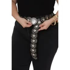 Cinto Feminino Boho Chic Plus Size Trend Festival Fashion grande 140CM Rodeio,Festival Country Coração acelerado 2026