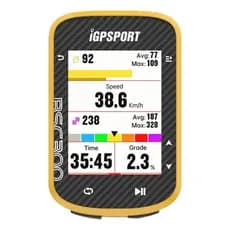 Ciclocomputador Gps Igpsport Bsc300 Bluetooth Strava amarelo