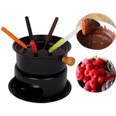 Aparelho Completo  De Fondue Para Queijo Chocolate Panela Para Fundi