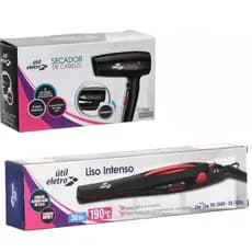 Kit Viagem Secador e Prancha de cabelo Portátil Bivolt