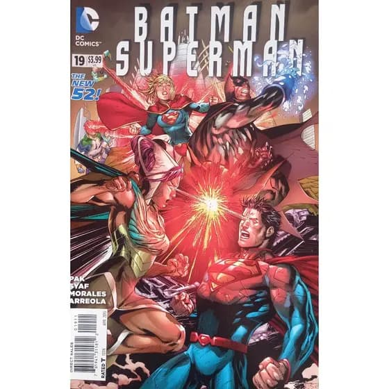 HQ DC Batman Superman 19 - Pak - Importada - The New 52! - DC Comics 2015