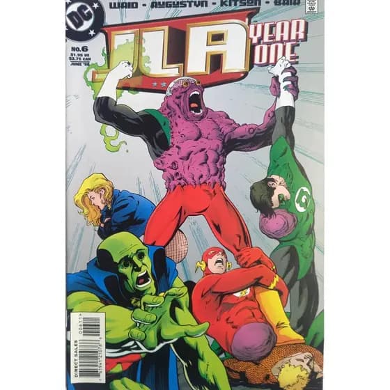 Hq DC JLA Year One 6 - Justice League of America - Importada - 1998