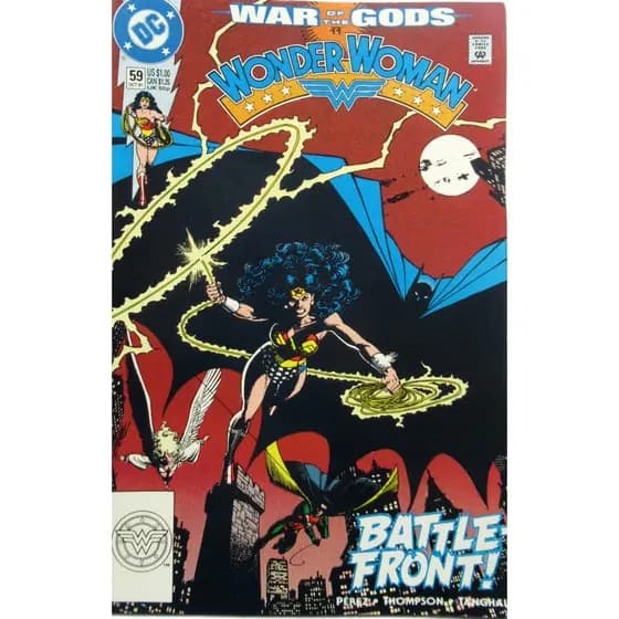 HQ DC Wonder Woman 59 - War of the gods - Importada - DC 1991