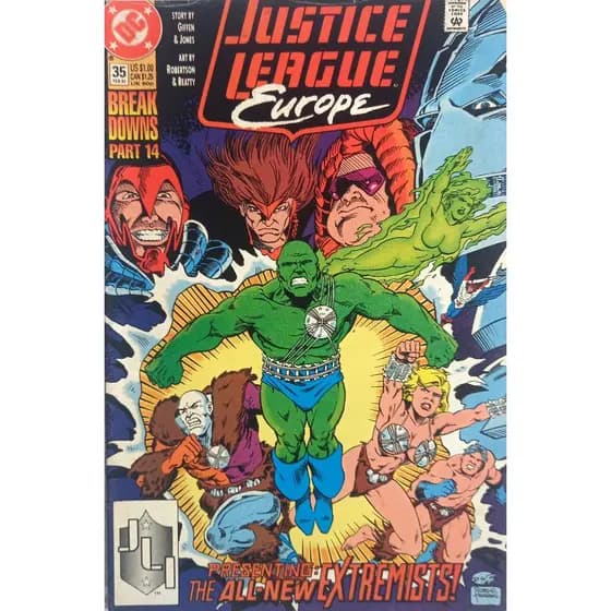 Hq DC Justice League Europe 35 - Vintage - Importada - 1992