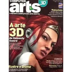 Revista Computer Arts 3 - Ano 1 - Ilustração e Design - Editora Europa